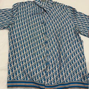 Dior Oblique Short-Sleeved Shirt